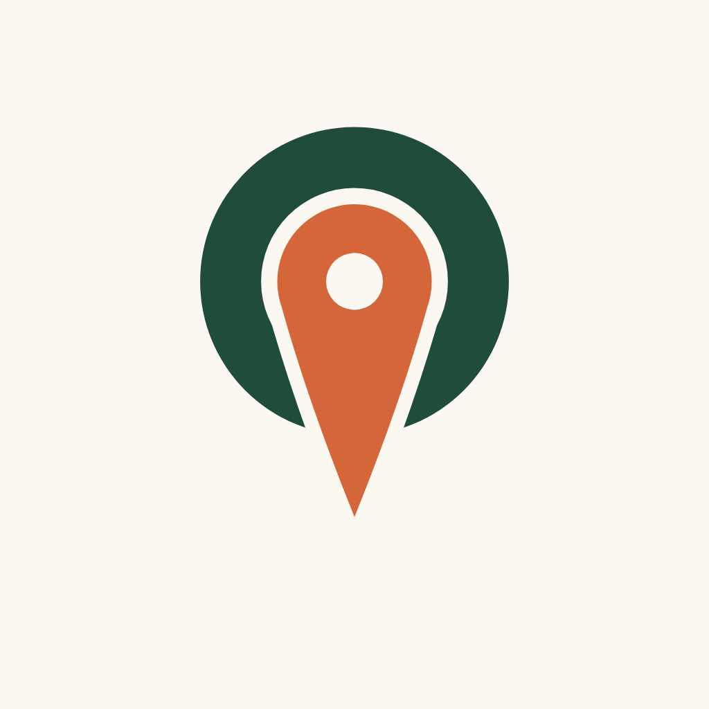 Lokola app icon, colour mark on paper